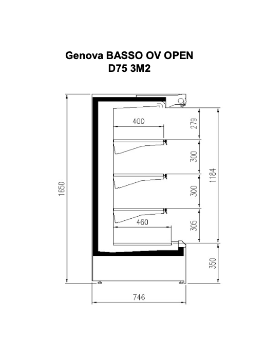 Kylmähyllykkö | °CF GENOVA BASSO