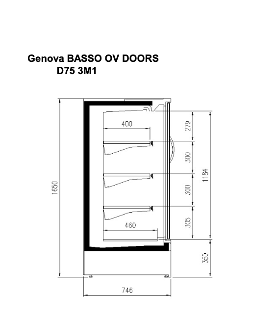 Kylmähyllykkö | °CF GENOVA BASSO